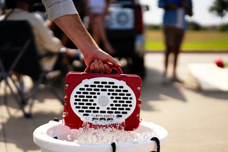 Turtlebox Gen 3 Speaker - Crimson/White Turtlebox Audio