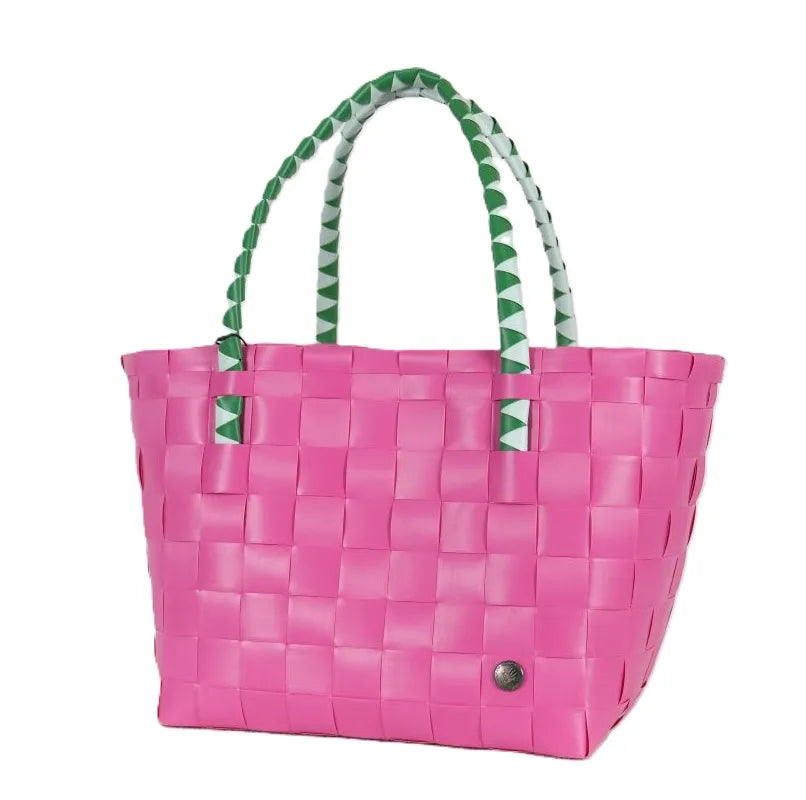 Paris Brights Pink Recycled Tote