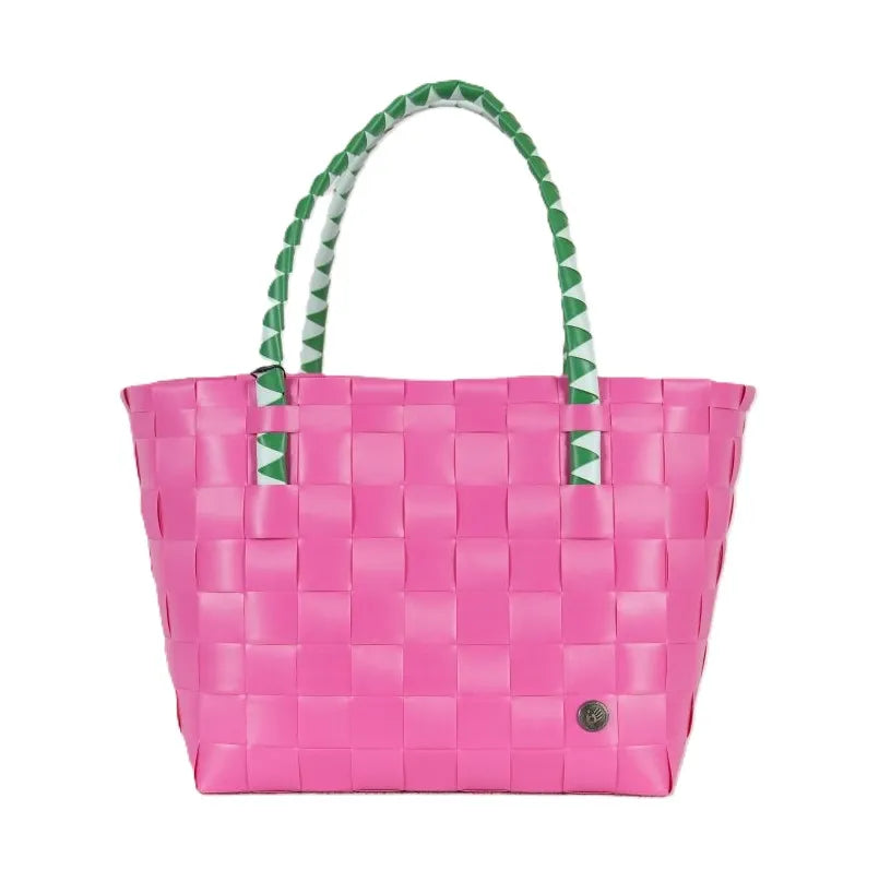 Paris Brights Pink Recycled Tote