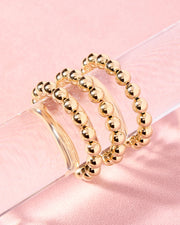 10mm Gold Filled Bead Bracelet Oriental Arts Co.