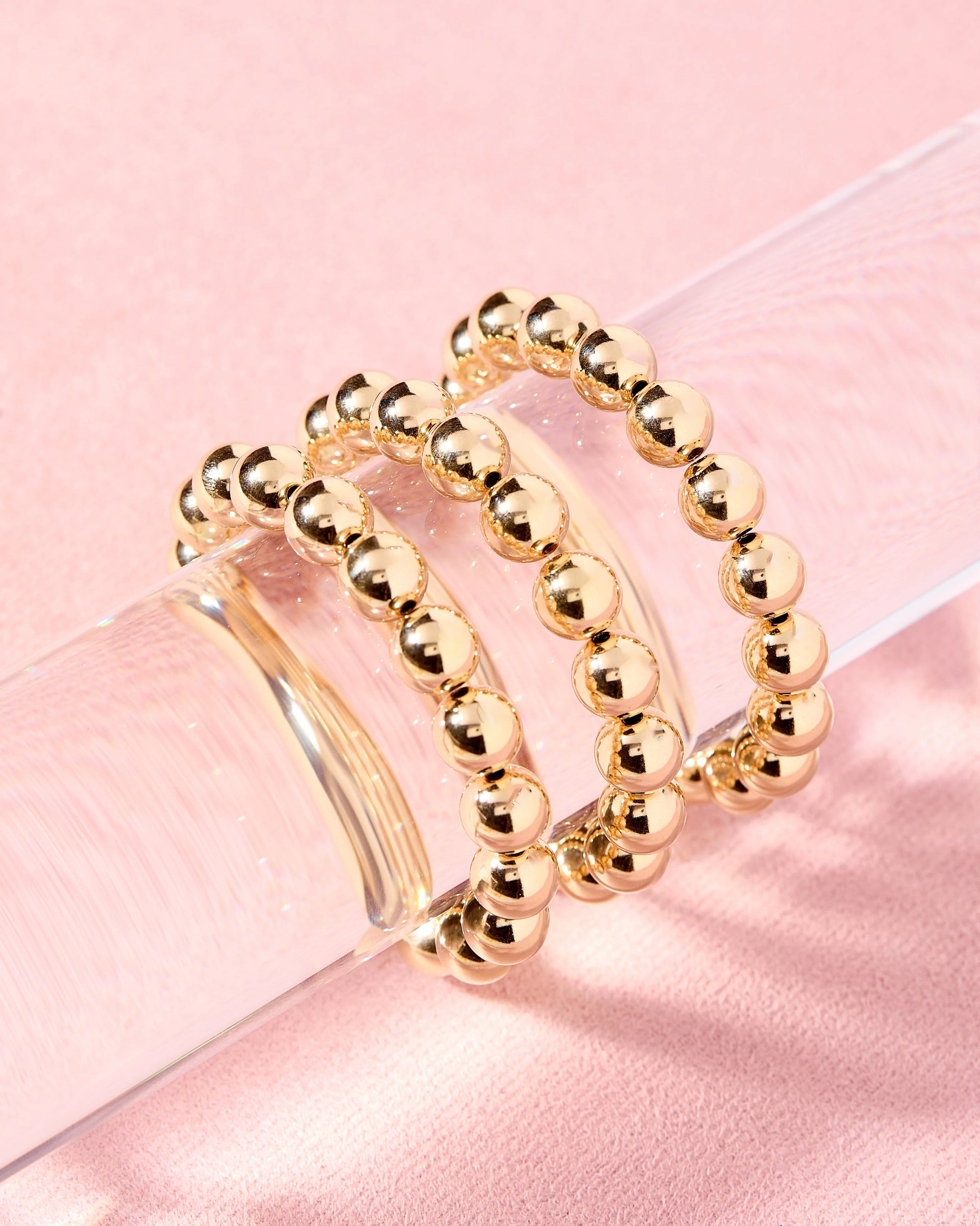 10mm Gold Filled Bead Bracelet Oriental Arts Co.