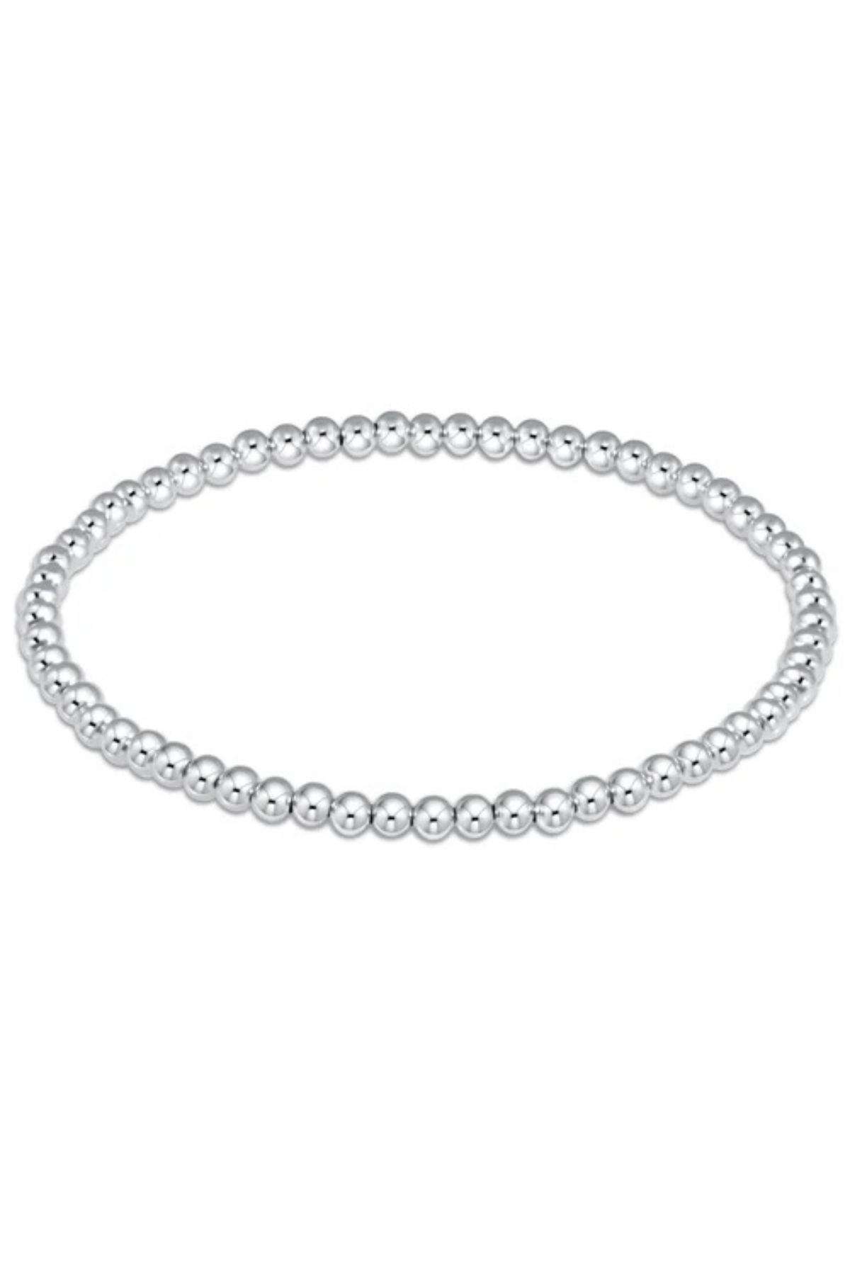 Classic Sterling 3mm Bead Bracelet | enewton