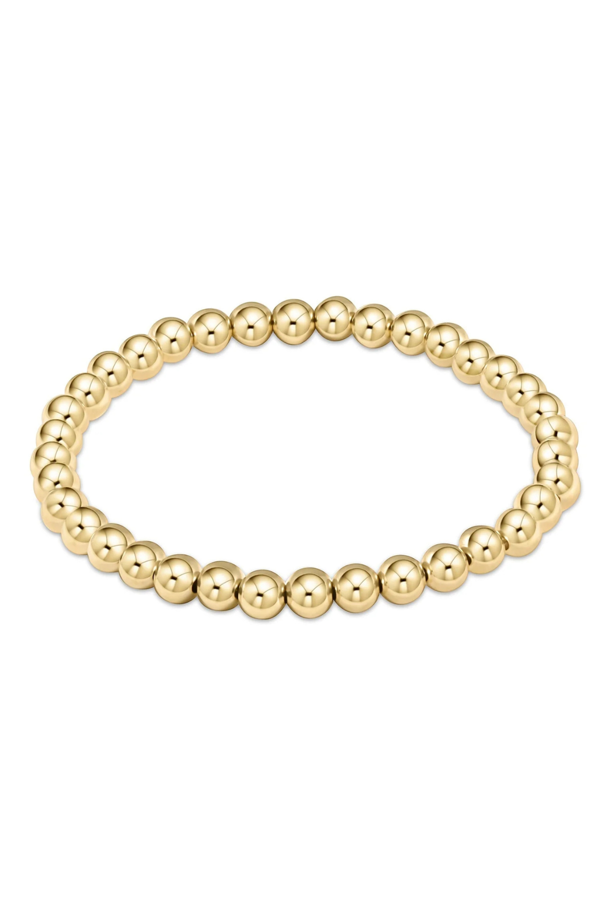 Classic Gold 5mm Bead Bracelet | enewton