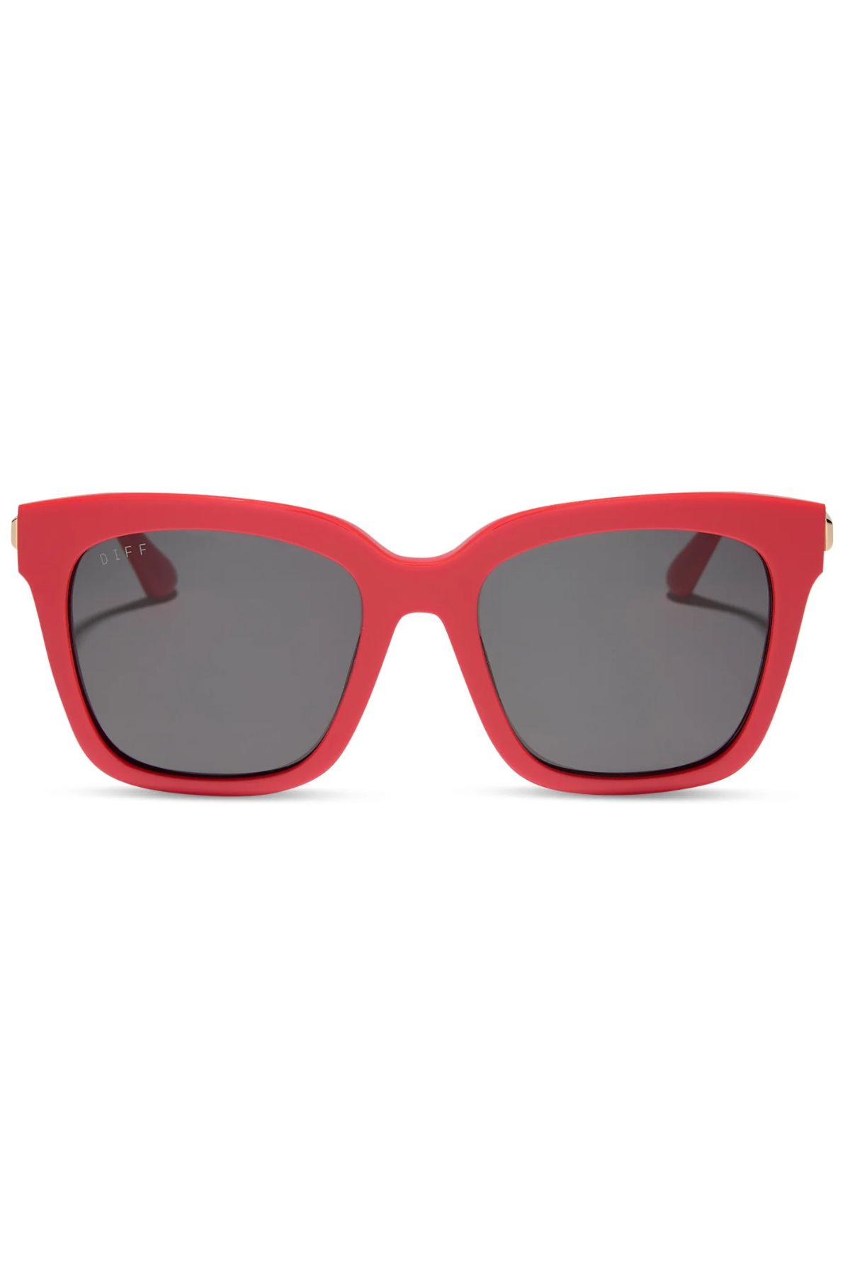 Bella Square Sunglasses in Sunset Grey | Diff Eyewear