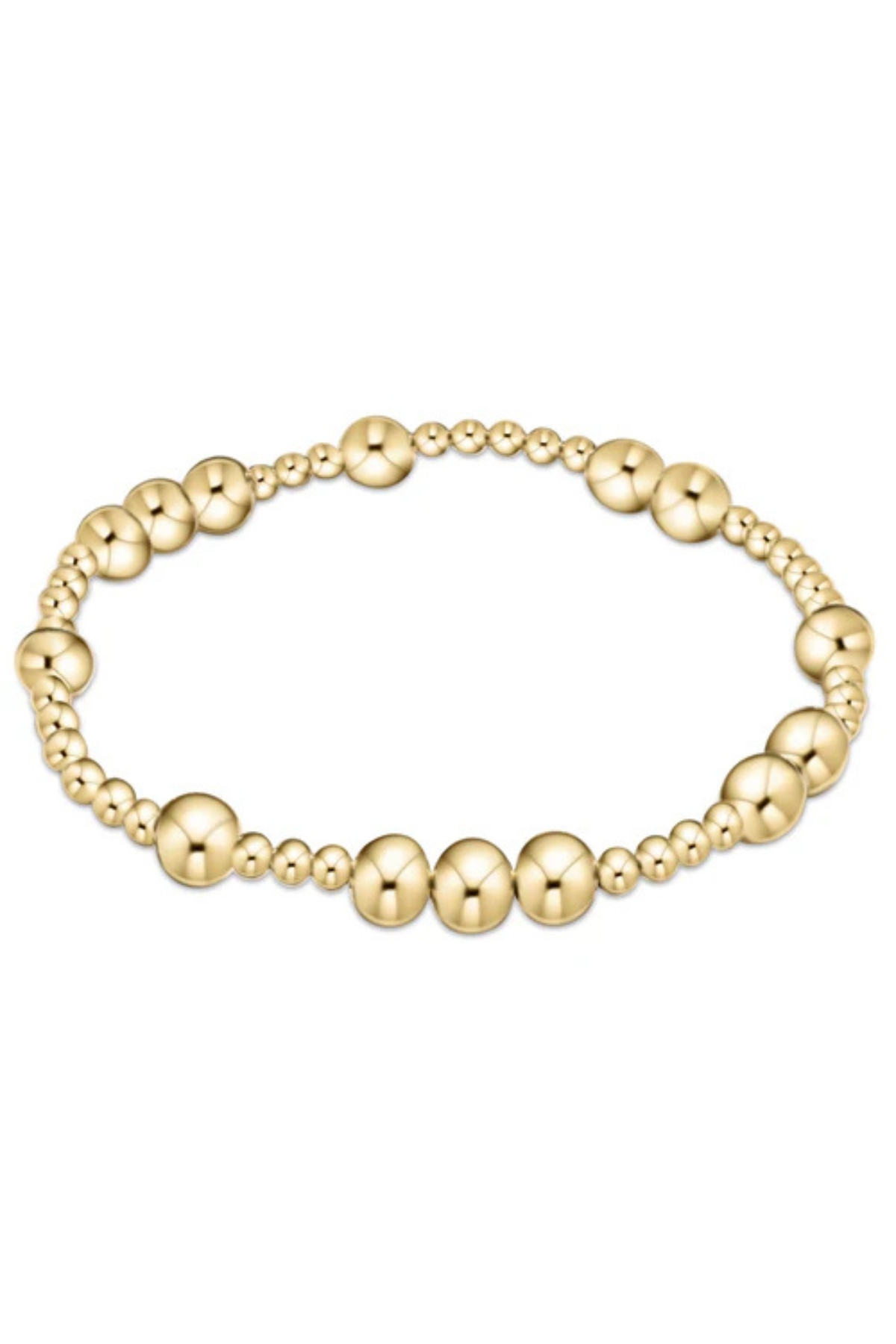 Hope Unwritten 6mm Bead Bracelet - Gold | enewton