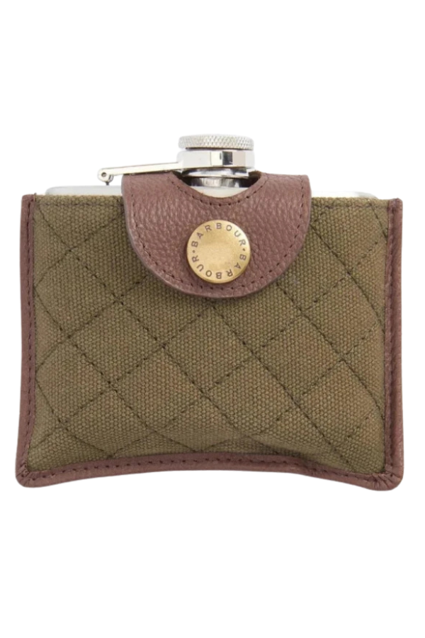 Quilted Padbury Hip Flask | Barbour