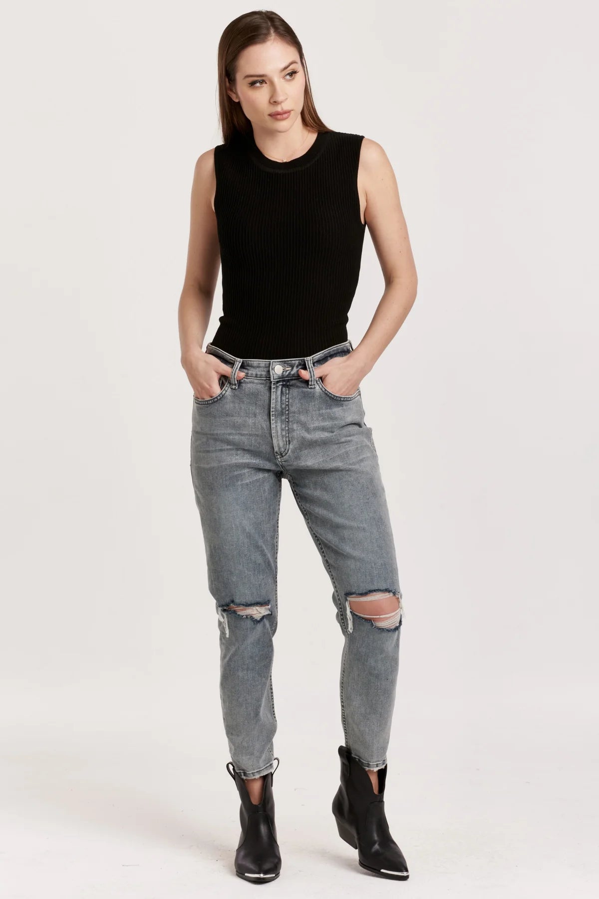 Stirling Ribbed Muscle Tank Top