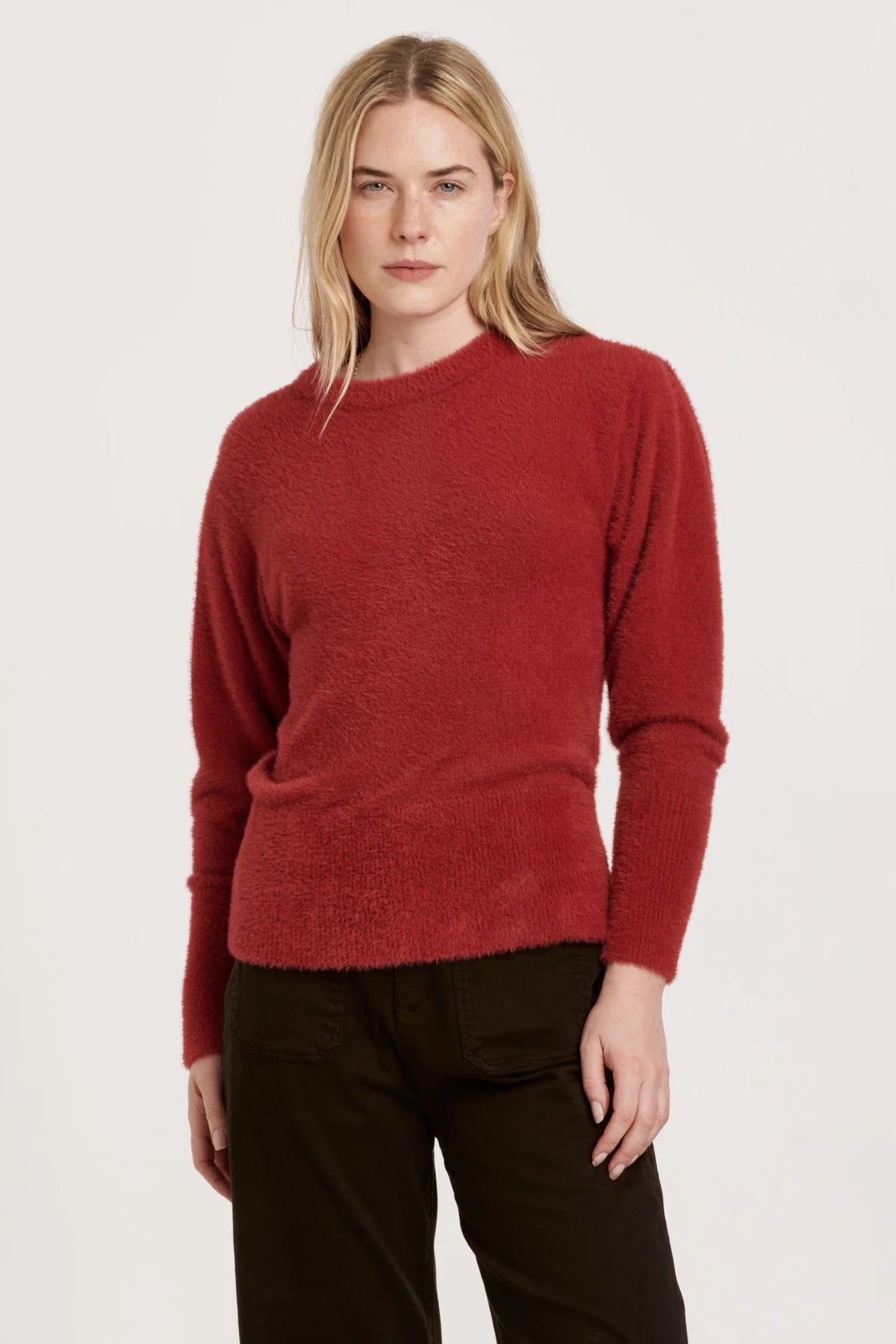 Janessa Pleated Sleeve Sweater