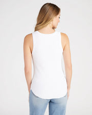 Cora High Neck Sleeveless Ribbed Top Another Love