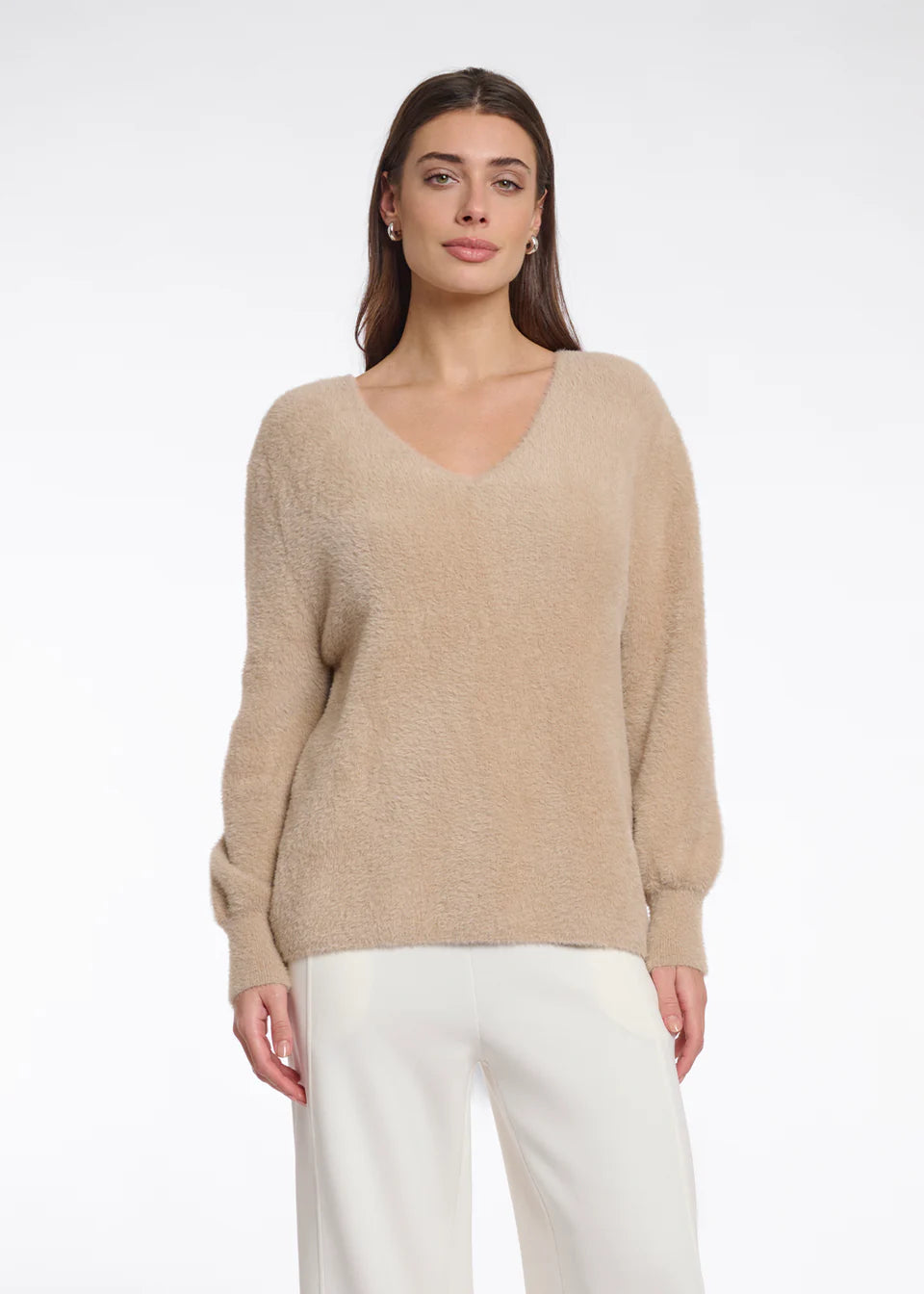 Verena Knit V-Neck Sweater Rino & Pelle