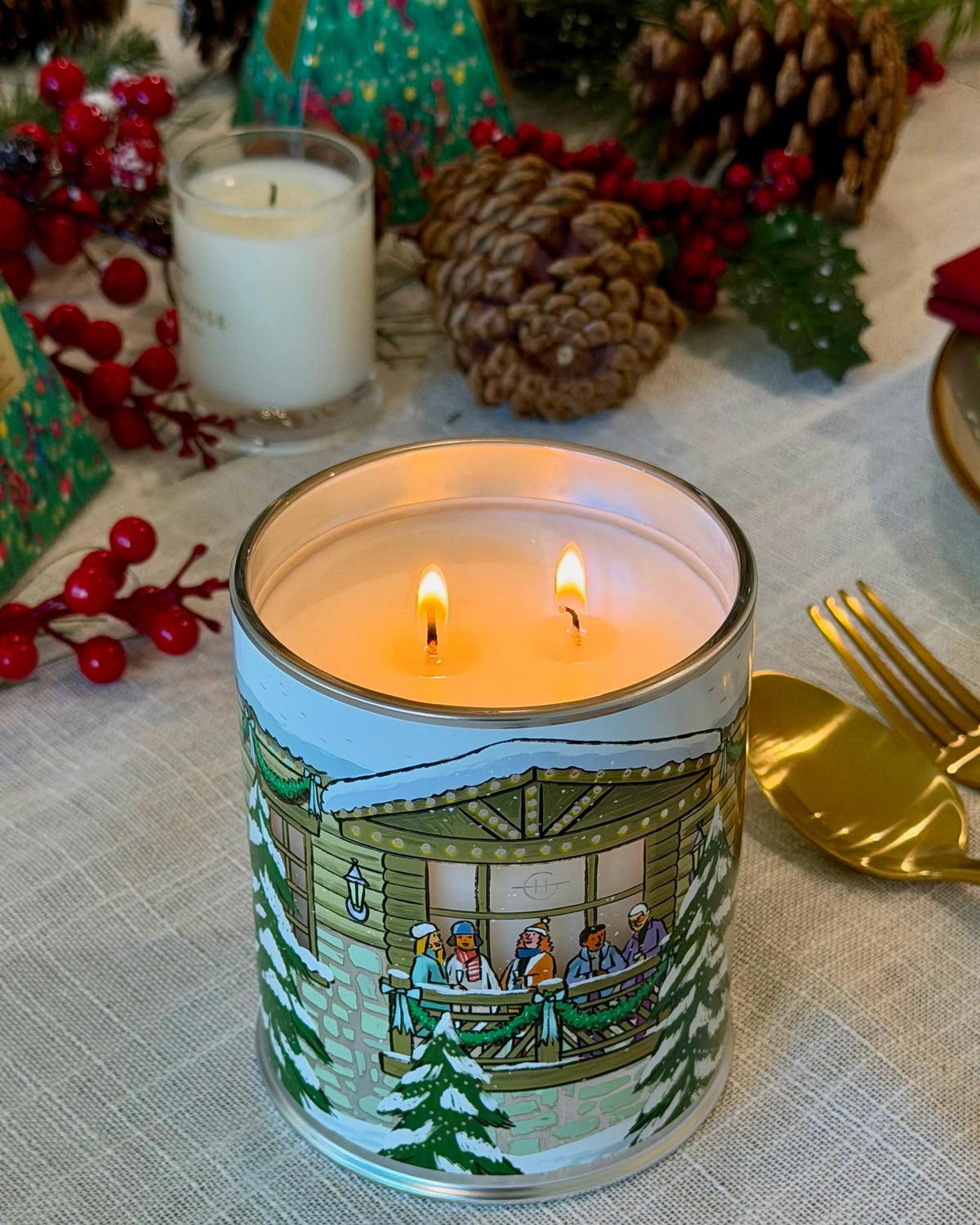White Christmas 13.4oz Candle | Glasshouse Fragrances Glasshouse Fragrances
