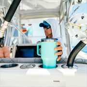 Yeti Rambler 30oz Travel Mug - Big Blue Sky Yeti Coolers