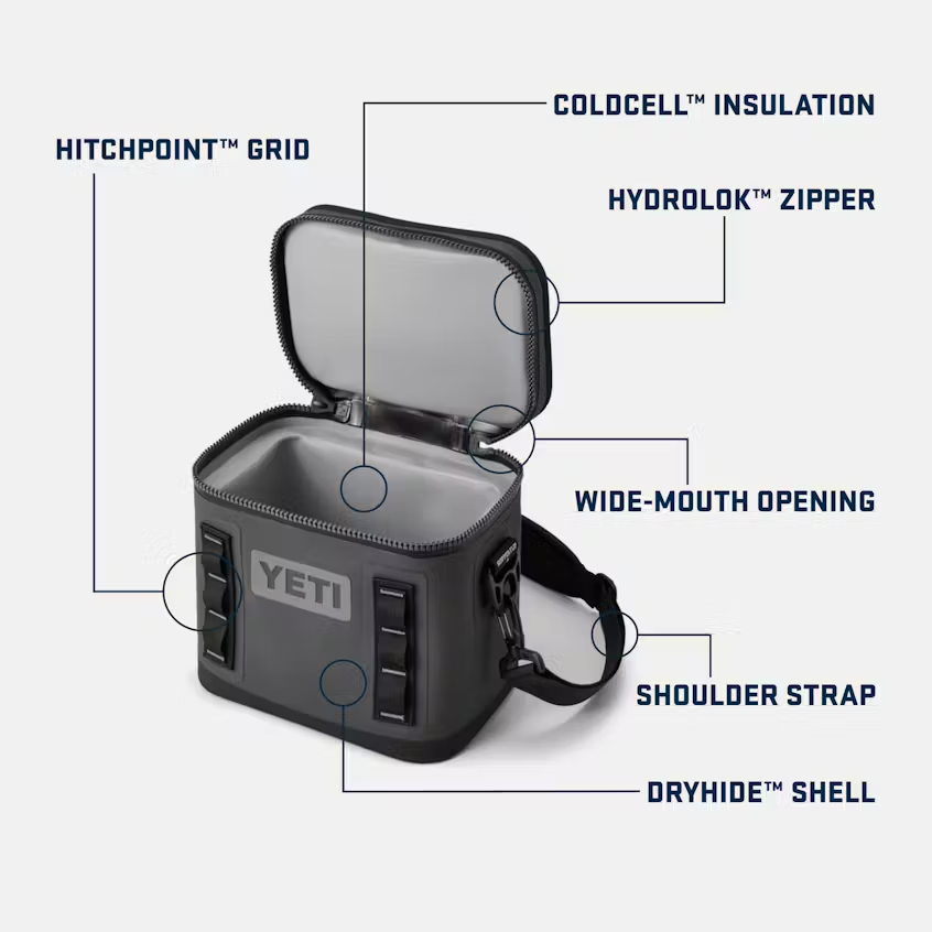 Yeti Hopper Flip 8 - Rescue Red Yeti Coolers