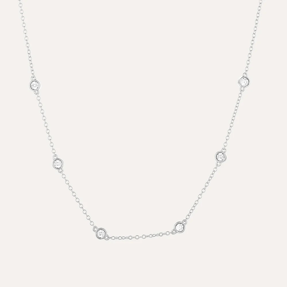 In The Loop Chain Necklace in Sterling Silver