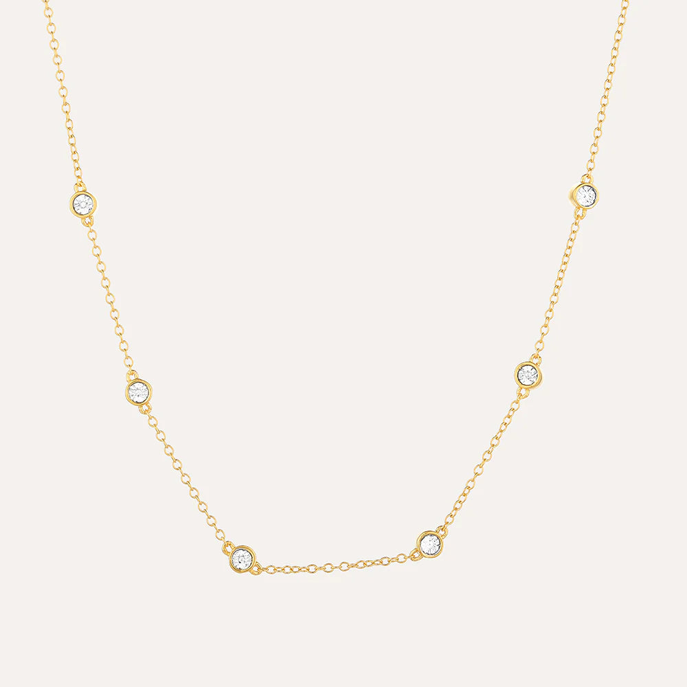 In The Loop Chain Necklace in Yellow Gold