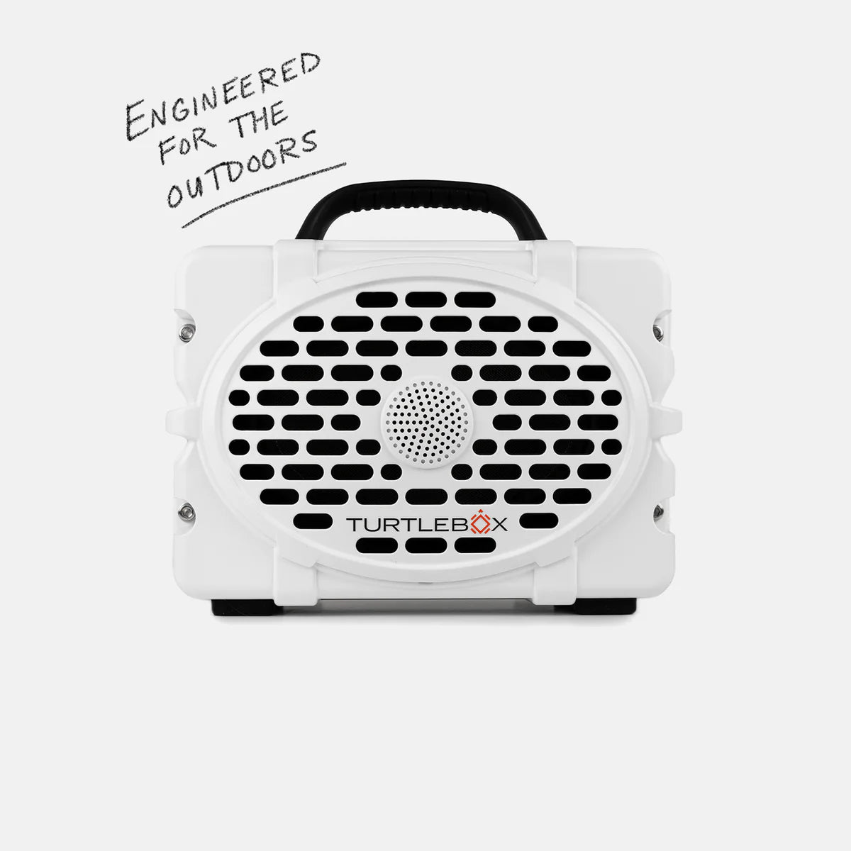 Turtlebox Gen 2 Speaker in White/Black