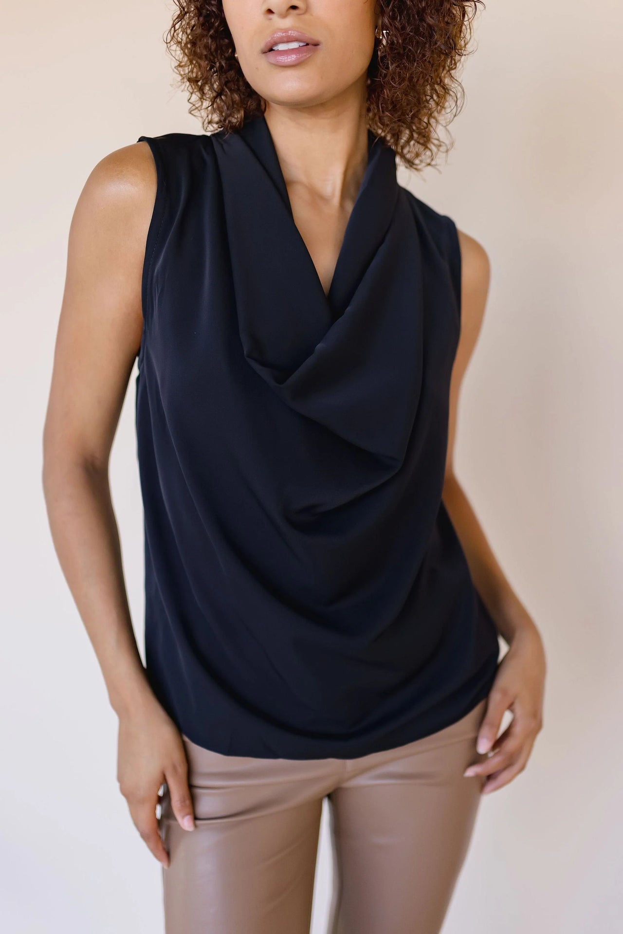 Olivia Cowl Neck Top