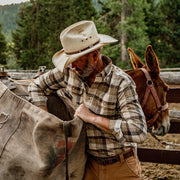 Poncho Flannel Long Sleeve Shirt Poncho