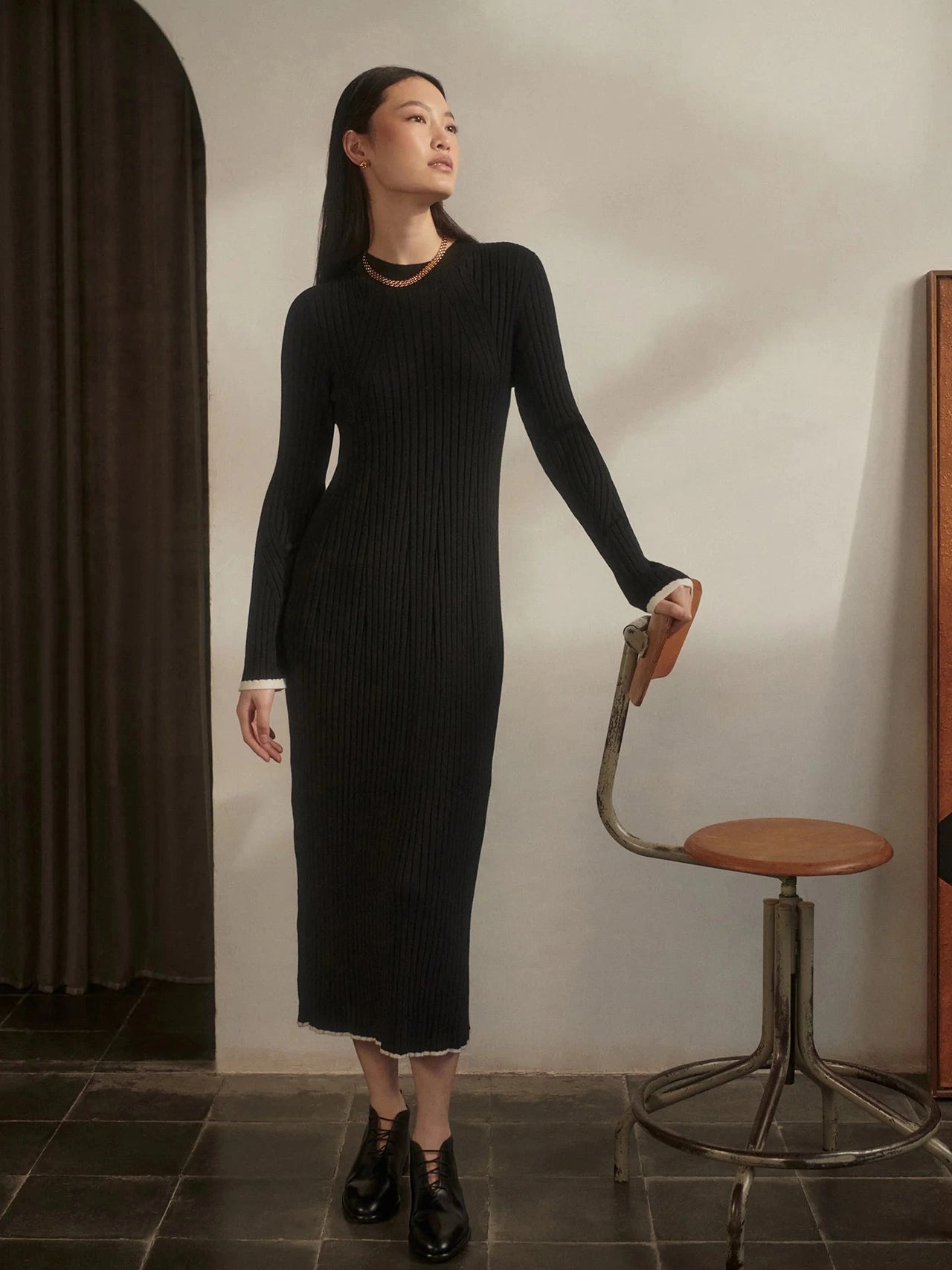 Axel Rib Knit Midi Dress | Varley Varley
