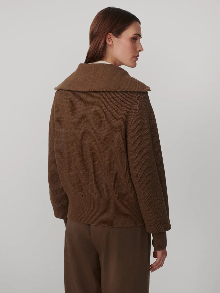 Enrico Zip-Through Knit Jacket | Varley Varley