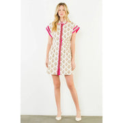 Floral & Stripe Dress THML