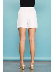 Recycled Polyester Tailored Shorts Skies are Blue