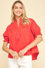 BALLOON SLEEVE BLOUSE TOP Shop Expeditions