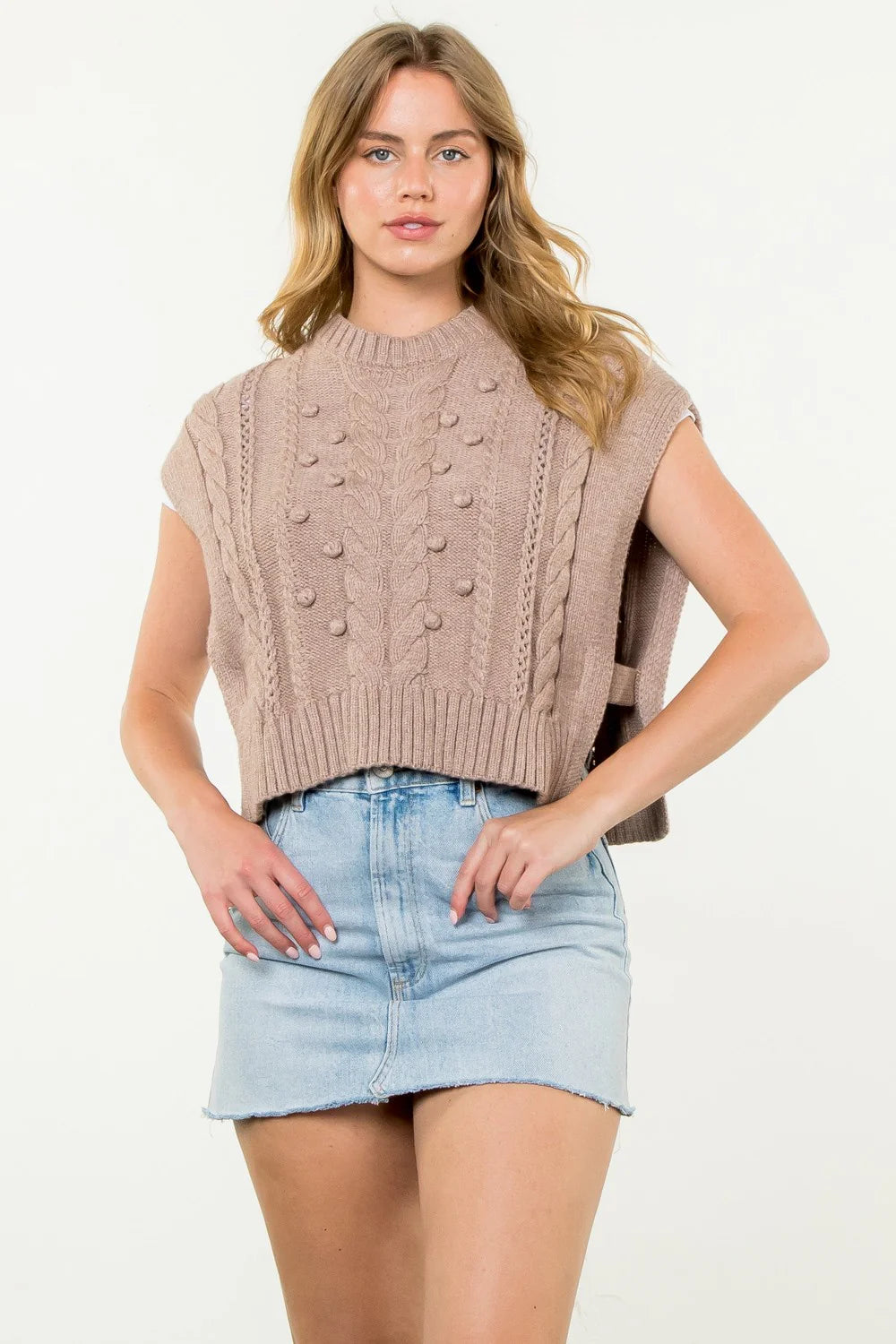 Sleeveless Knit Top