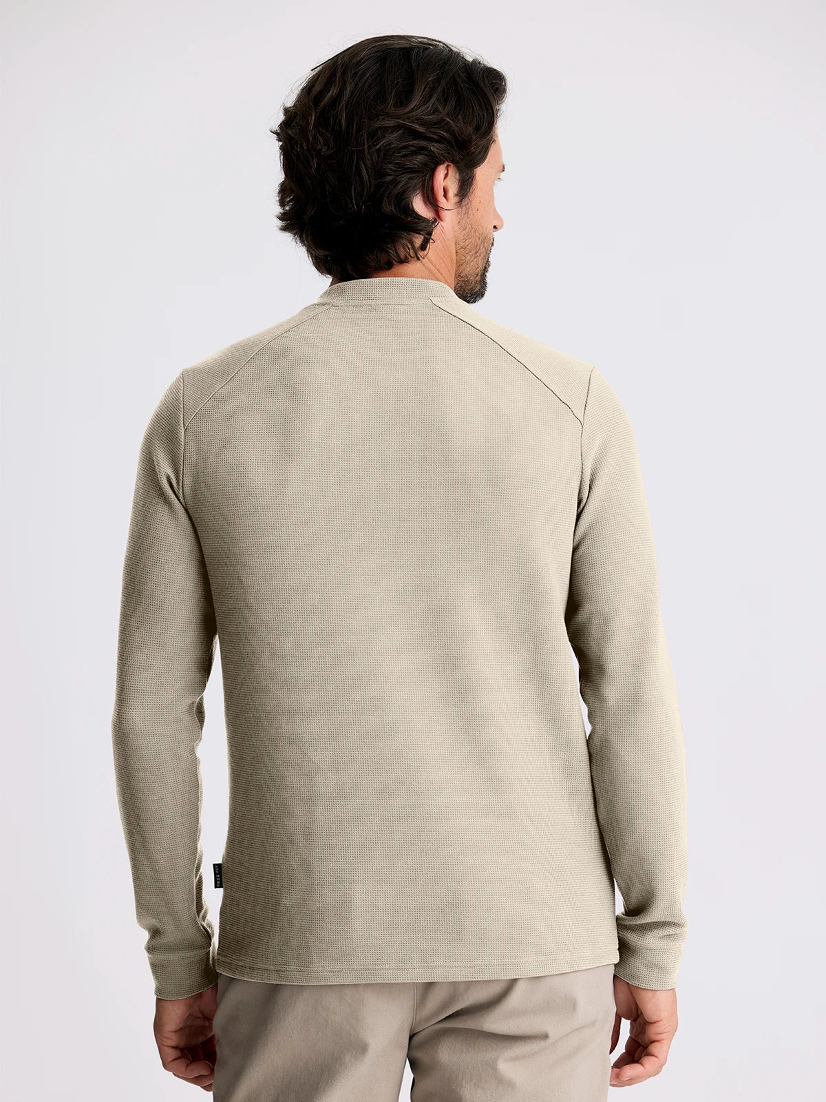 Waffle Long Sleeve Henley | Free Fly Free Fly