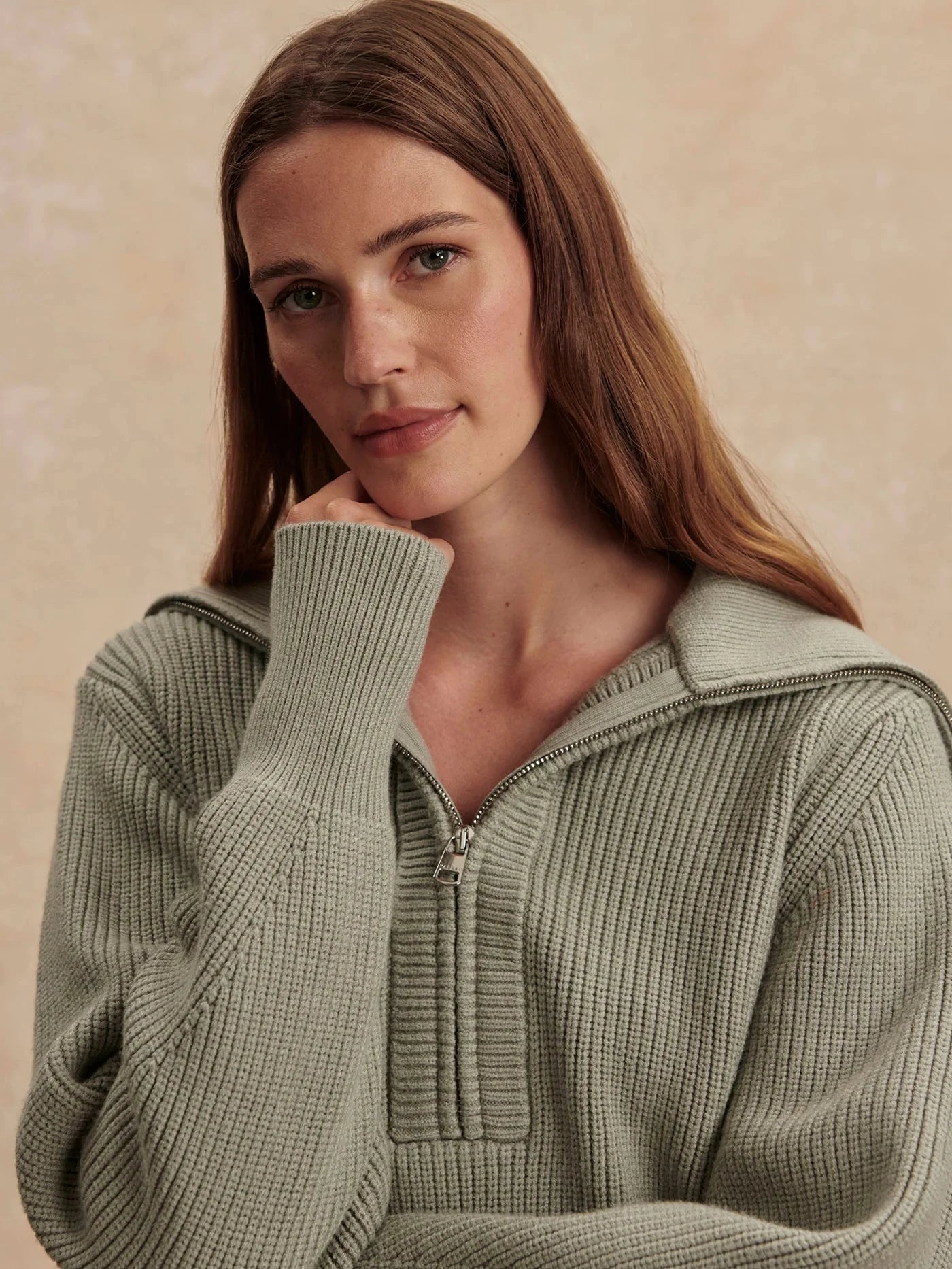 Maura Half-Zip Rib Knit | Varley Varley