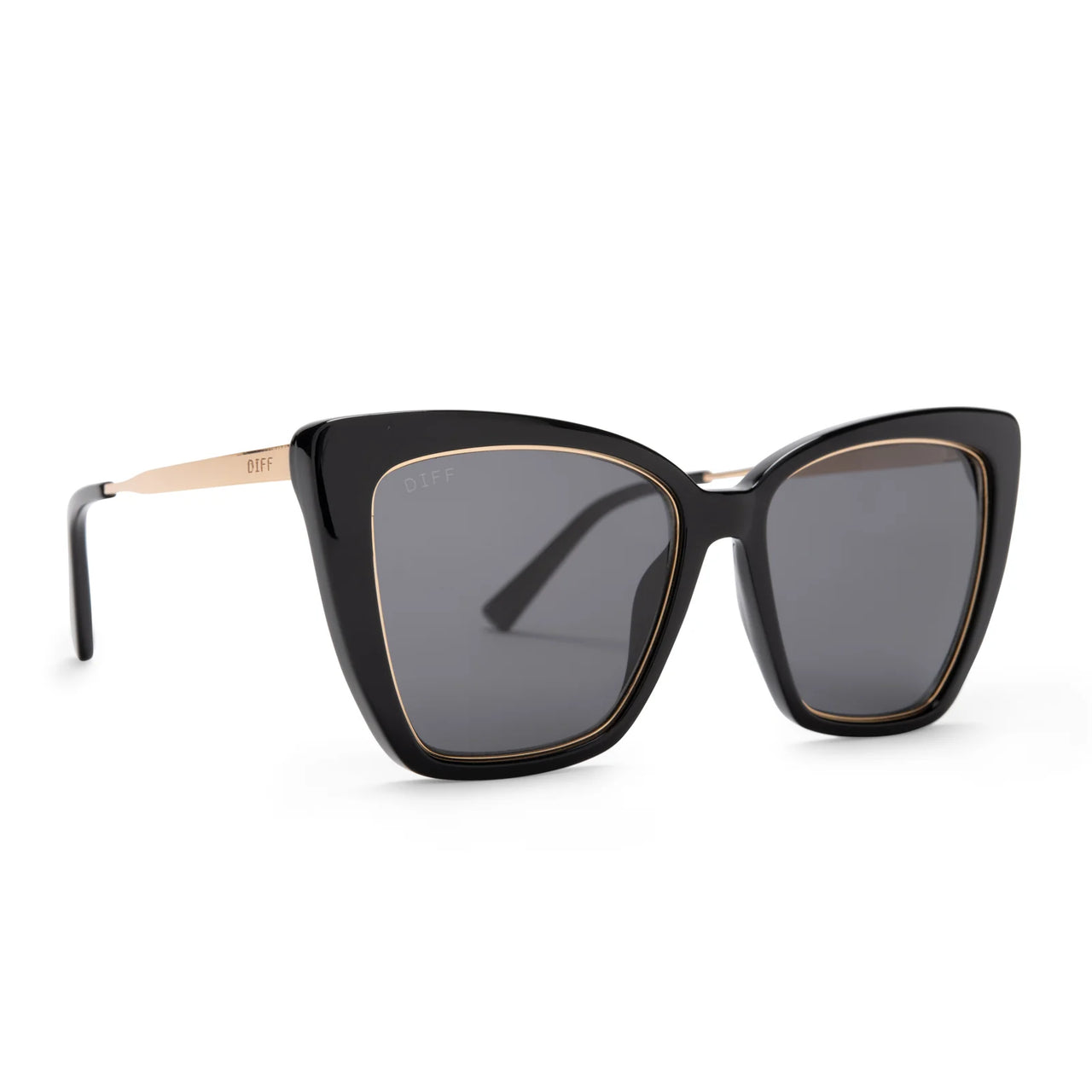 Becky IV Polarized Sunglass - Black/Grey Gradient