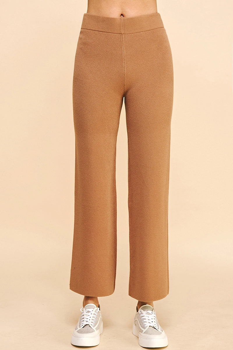 Straight Leg Sweater Pants Pinch