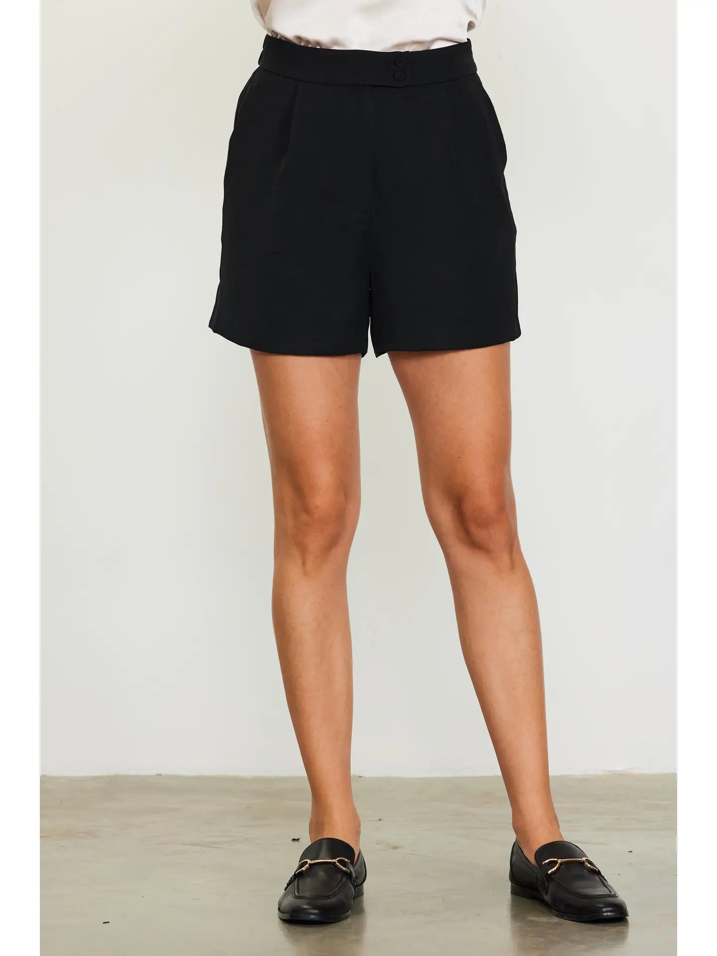 Recycled Polyester Tailored Shorts Skies are Blue