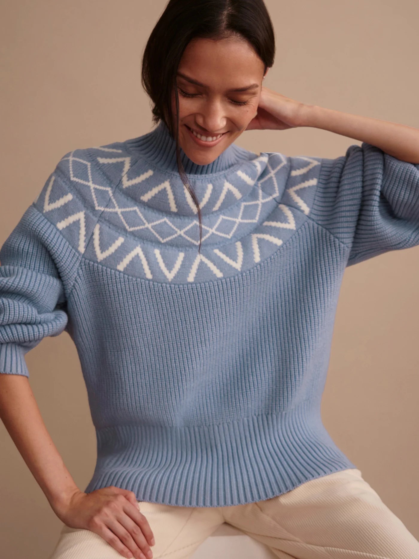 Marcie Fair Isle Yoke Knit | Varley Varley