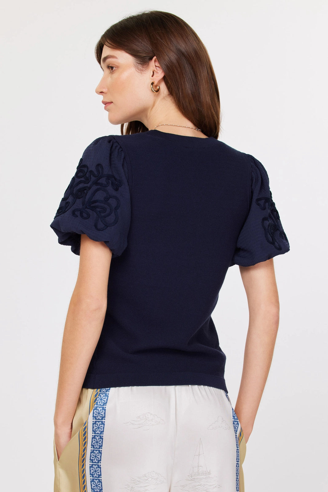 Mandy Puff Sleeve Top Current Air