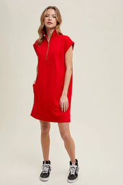 Scuba Half-Zip Mini Dress Wishlist