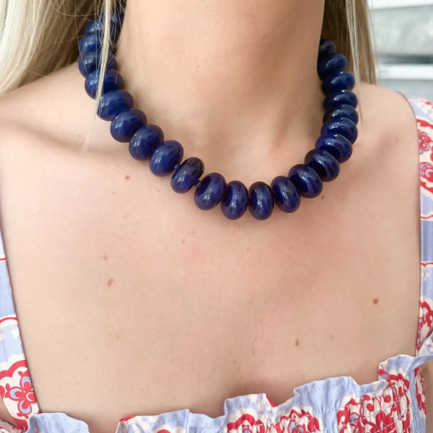 Bailey Chunky Beaded Necklace Gemelli