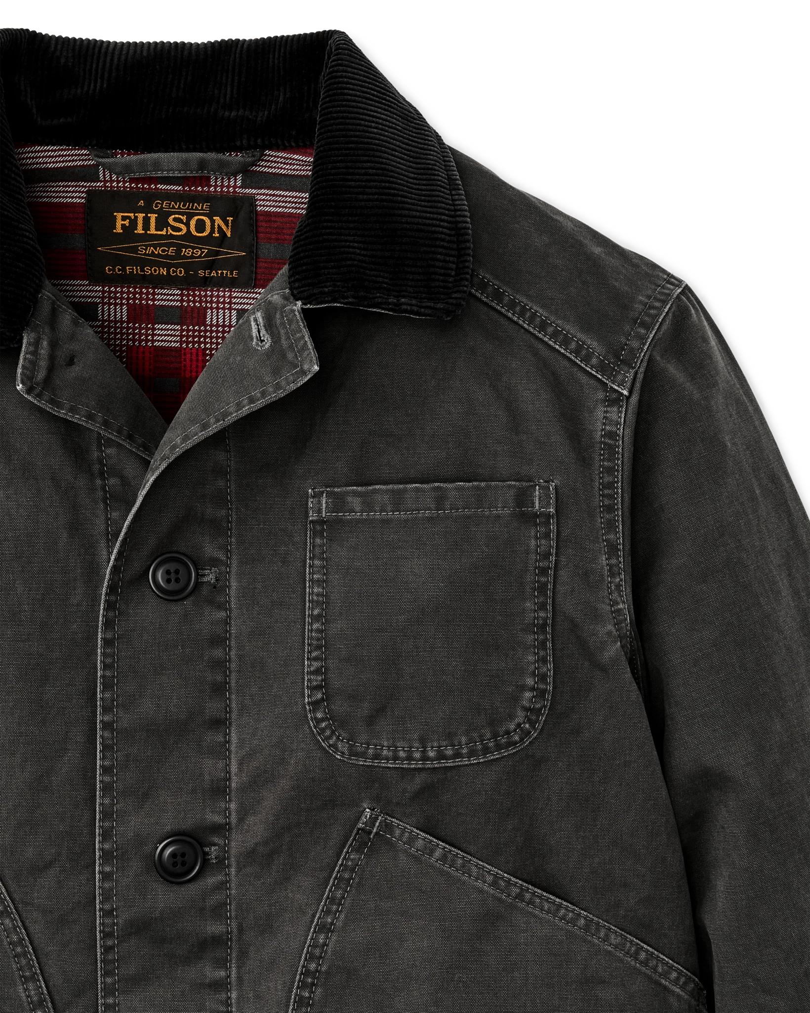 Filson Men's Canvas Outfitter Jacket Filson