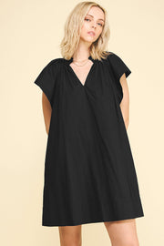 Ruffle Detailed Tunic Mini Dress Pinch