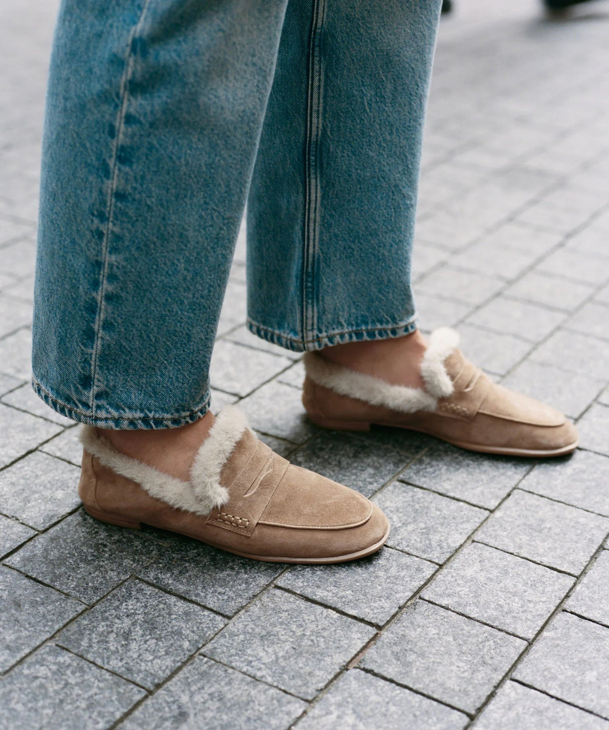 Cloey Plush Suede Loafers Dolce Vita
