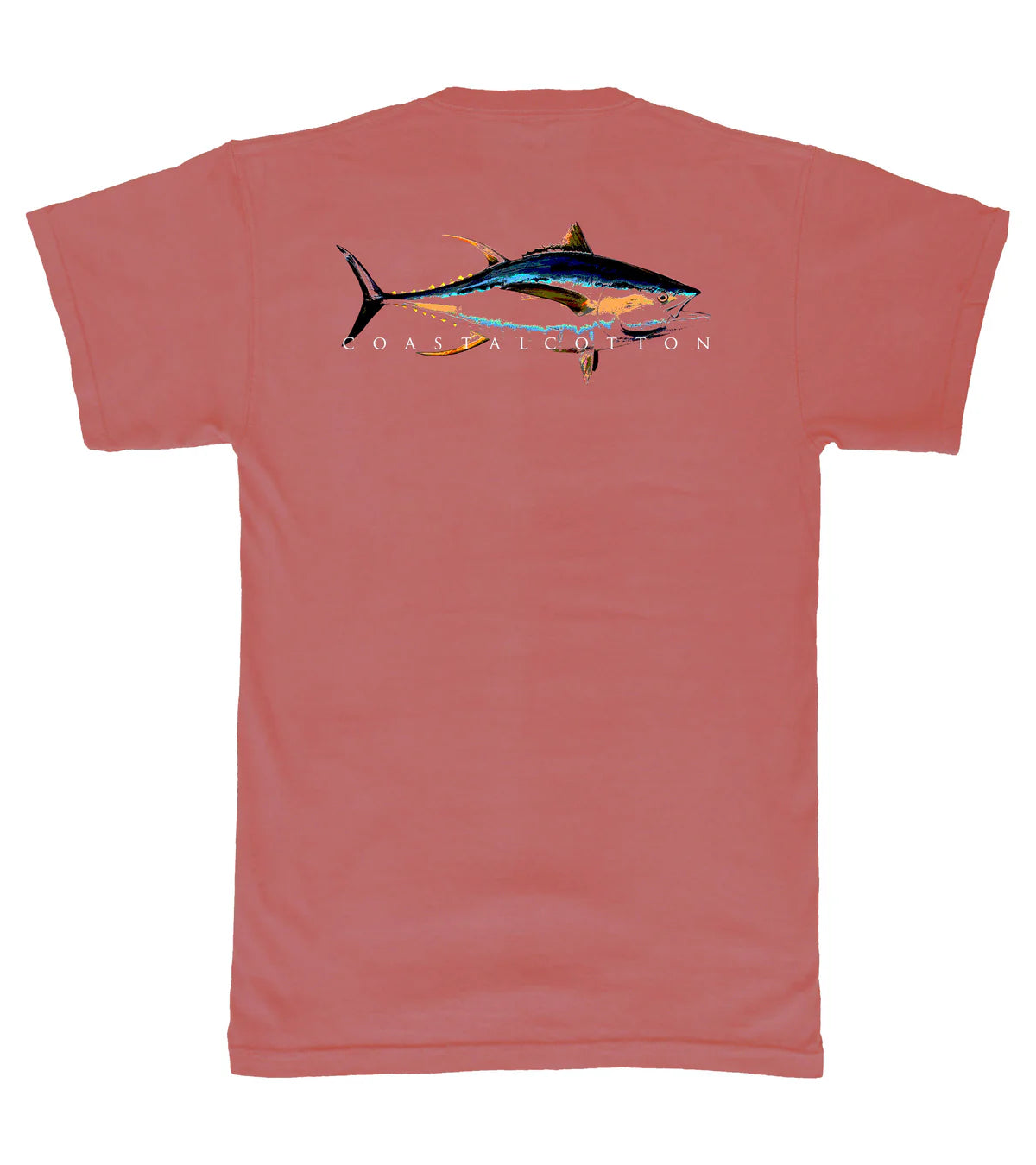 Neon Tuna Short Sleeve Pocket T-Shirt | Coastal Cotton