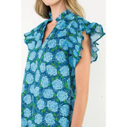 FLUTTER SLEEVE FLOWER PRINT DRESS Shop Expeditions