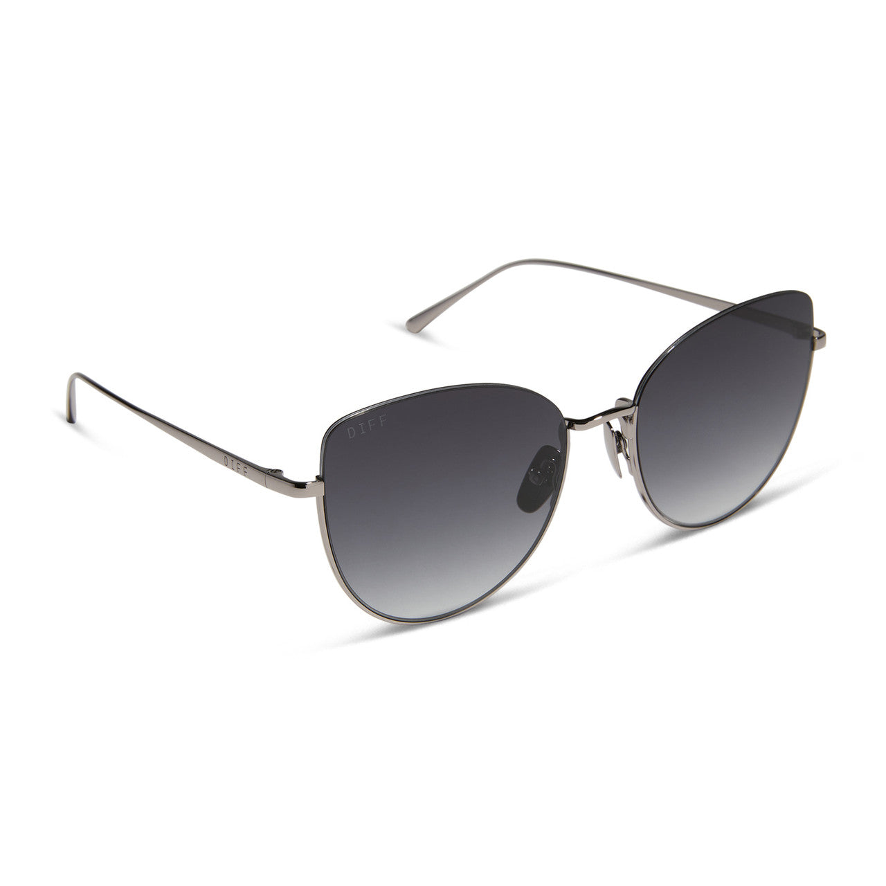 Kinsley Sunglasses - Gunmetal Grey Gradient