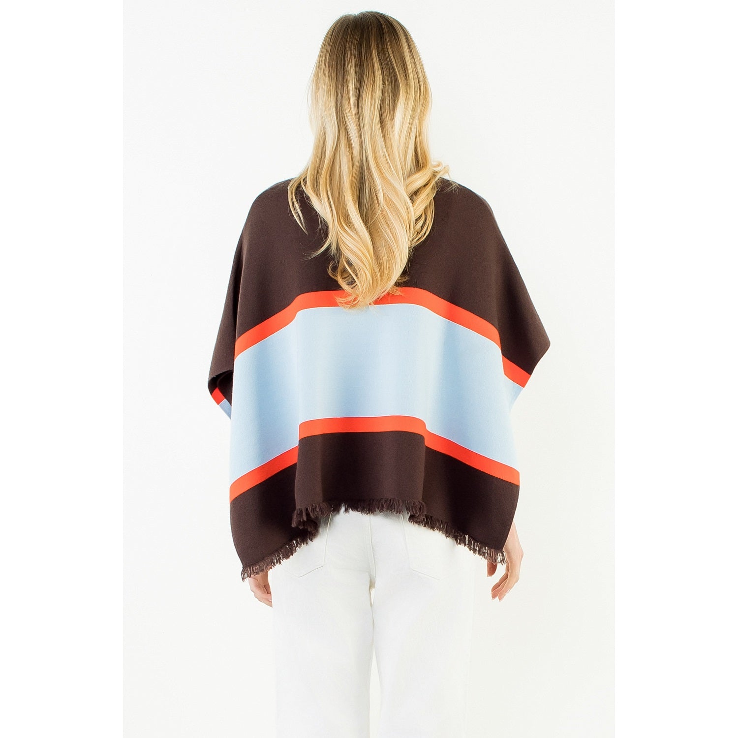 Colorblocked Poncho THML
