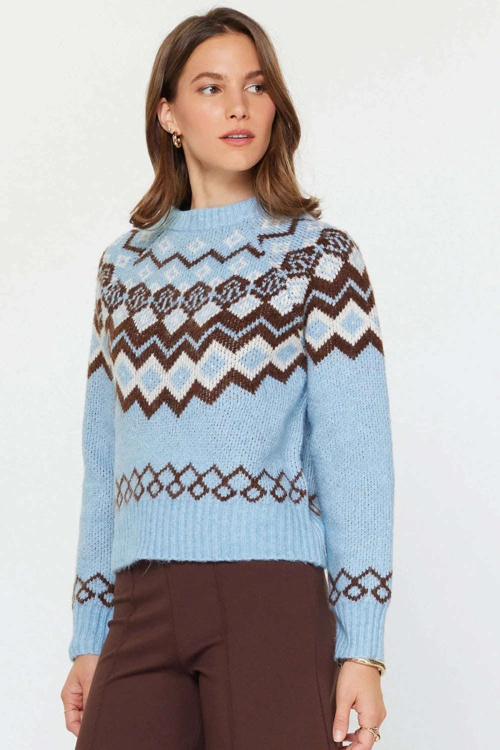 Fair Isle Sweater Current Air