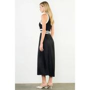 Sleeveless Mixed Media Dress THML