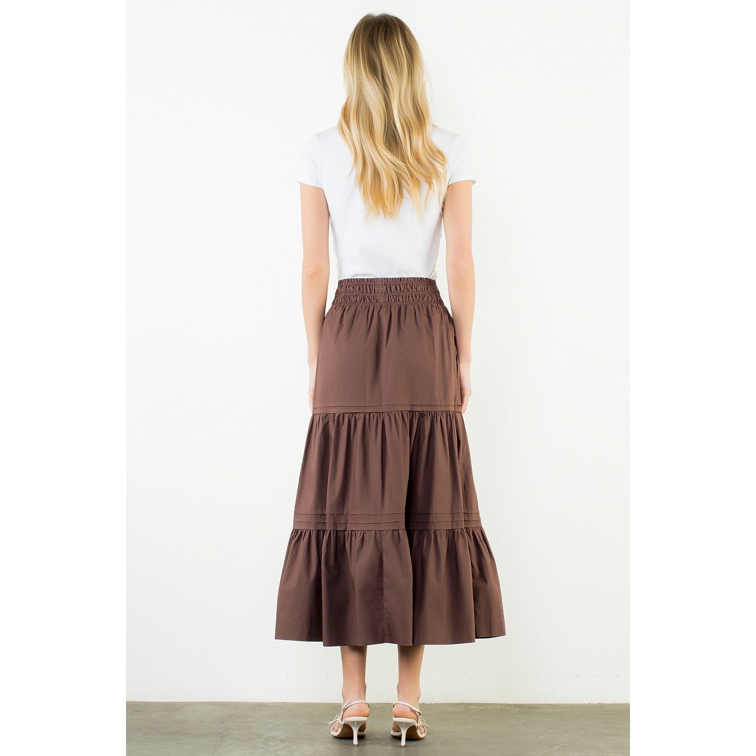 Long Tiered Skirt THML