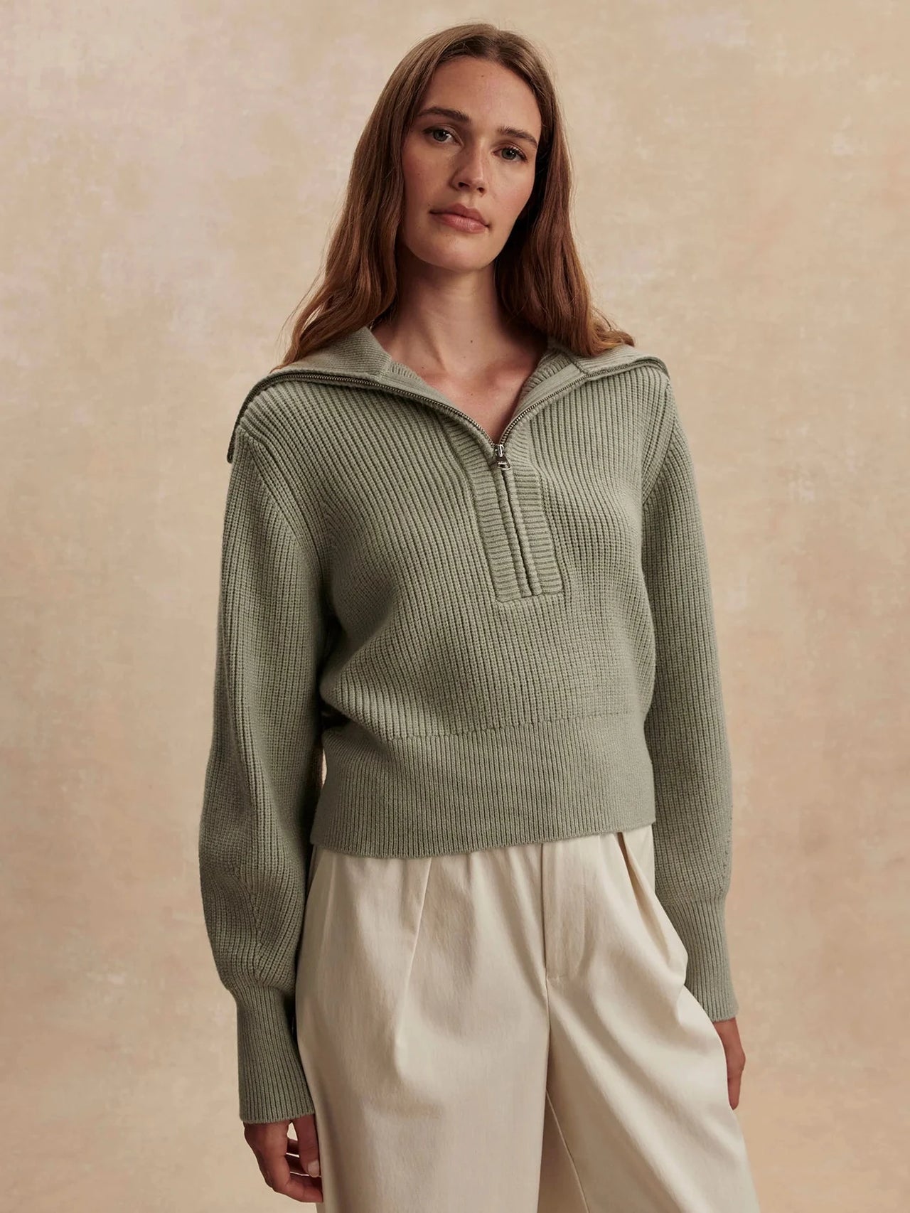 Maura Half-Zip Rib Knit | Varley Varley