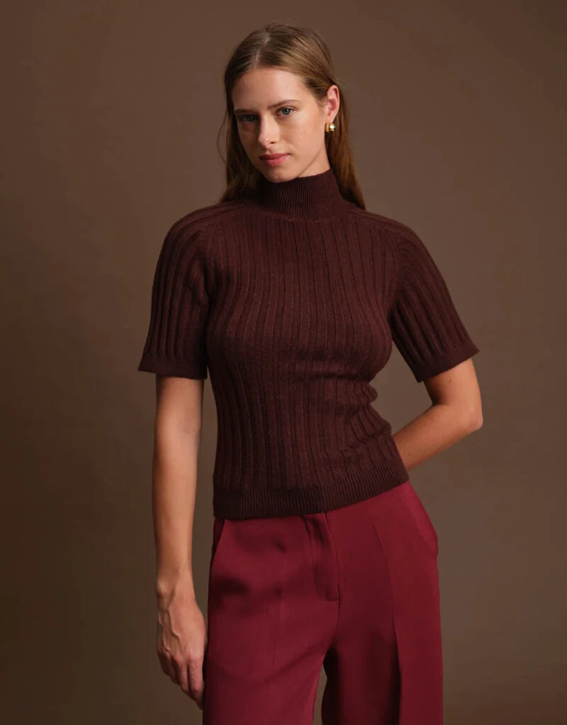 Oliver Turtleneck Knit Top Deluc
