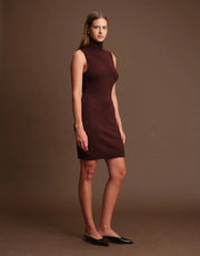 Richard Turtleneck Knit Dress Deluc